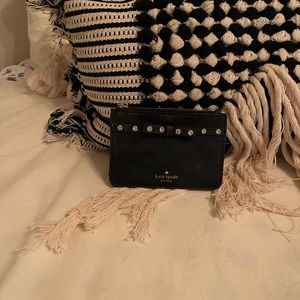 Credit card/change and key chain ring wallet